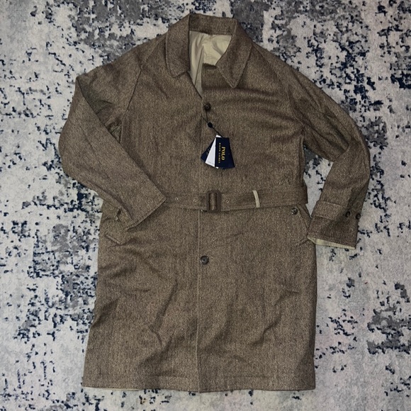 New Polo Ralph Lauren Reversible Belted Trench Coat - Picture 1 of 11
